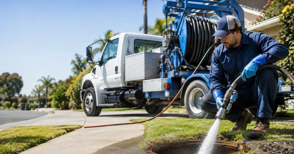 Hydro jet sewer cleaning Silverado