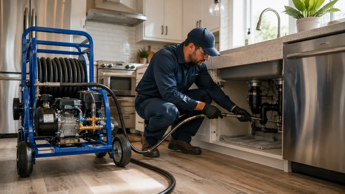 Kitchen Drain Hydro Jetting in Silverado