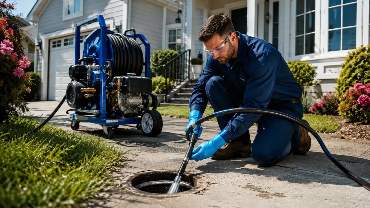 Residential Hydro Jet Drain Cleaning in Silverado